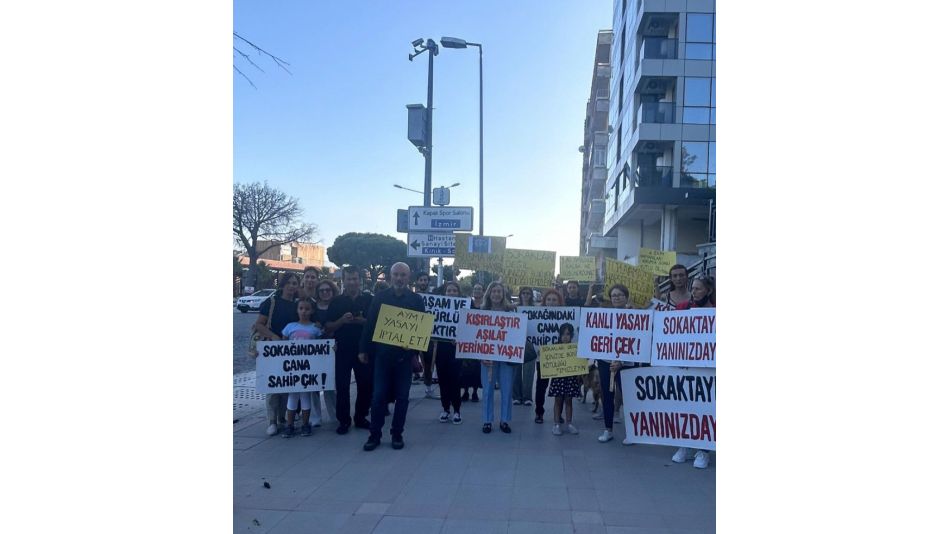4 Ekim Hayvanlar Günü İçin Bergama'da Toplandık